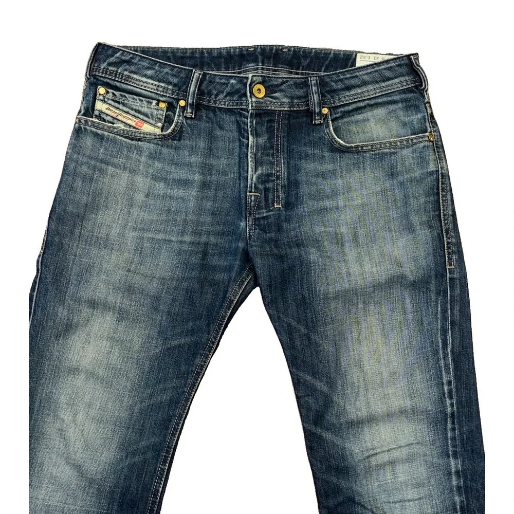 Diesel Zatiny Bootcut Jeans Blue Wash 008FC Mens Size 31x32